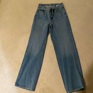 Old Navy size 4 extra high rise tall wide leg jeans